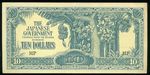 10 Dolar  Malaysie  japonska okupace