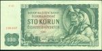 100 Koruna 1961