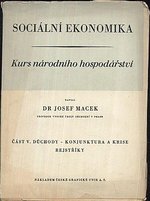 Socialni ekonomika  Kurs narodniho hospodarstvi  cast V duchody  konjuktura a krise  rejstriky