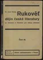 Rukovet dejin ceske literatury  Cast III