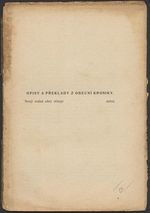 Opisy a preklady z obecne kroniky