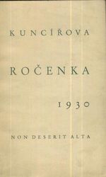 Kuncirova rocenka 1930