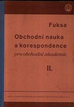 Obchodni nauka a korespondence pro obchodni akademie II