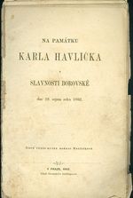 Na pamatku Karla Havlicka  Slavnosti Borovske