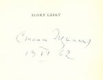 Sloky lasky - Scipacev Stepan PODPIS AUTORA | antikvariat - detail knihy