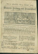 Bauern  Zeitung aus Frauendorf 1819 | antikvariat - detail knihy