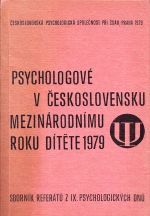 Psychologove v Ceskoslovensku mezinarodnimu rokuu ditete 1979