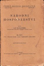 Narodni hospodarstvi IIII