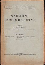 Narodni hospodarstvi IIII - Kolousek Jan | antikvariat - detail knihy