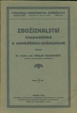 Zboziznalstvi hospodarske a zemedelsko  prumyslove