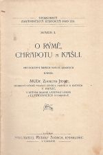 O ryme chrapotu a kasli  O krvaceni z nosu  Tasemnice  jeji vznik a vyvin v lidskem tele - Zikmund JankeDvorsky | antikvariat - detail knihy