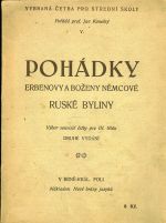 Pohadky Erbenovy  Bozeny Nemcove a Ruske byliny  Vybor souvisle cetby pro III tridu