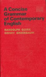 A Concise Grammar of Contemporary English