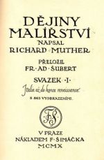 Dejiny malirstvi IIII - Muther Richard | antikvariat - detail knihy