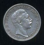 2 Marka 1906 A Prusko Wilhelm II - 8318 | antikvariat - detail numismatiky