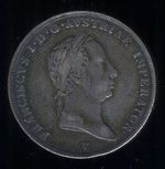 12 Scudo 1826 Rakouska Italie Frantisek II
