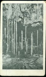 Pohled od severu na stalagmitovy lesik