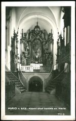 Porici n Sazavou Hlavni oltar sv Havla