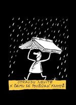 Opravdu nevite k cemu se pouzivaji knihy - Cerne bavlnene tricko podle navrhu Pavla Koutskeho | antikvariat - detail tricka