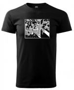 Knihtisk  tricko s potiskem | antikvariat - detail tricka