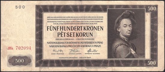 500 Koruna - C660 | antikvariat - detail bankovky