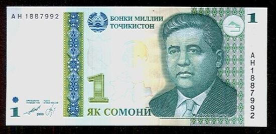 1 Somoni  Tadzikistan - C791 | antikvariat - detail bankovky
