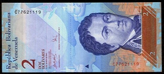 Uruguay  2 Bolivares - C807 | antikvariat - detail bankovky