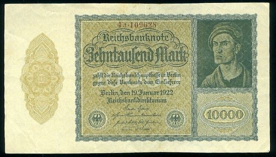 10000 Marka 1922 - 9474 | antikvariat - detail bankovky