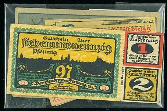 Konvolut 10 ks ruznych nouzovek  Nemecko - B7920 | antikvariat - detail bankovky