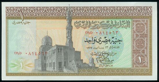 1 Pound 1976  Egypt - C262 | antikvariat - detail bankovky