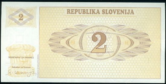 Slovinsko 2 Tolar - C570 | antikvariat - detail bankovky
