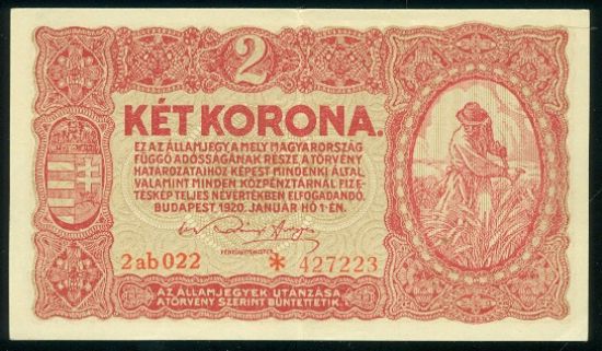 2 Korona - 9535 | antikvariat - detail bankovky