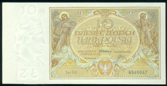 100 Zlotych 1929 - 9537 | antikvariat - detail bankovky