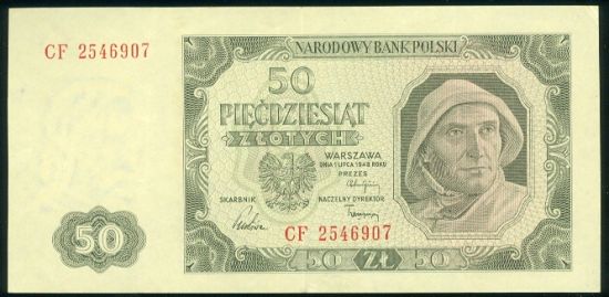 50 Zlotych 1948 - 9538 | antikvariat - detail bankovky