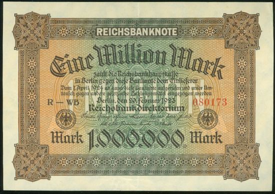 1 Milion Marek - 9583 | antikvariat - detail bankovky