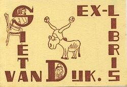 Ex libris Dijk - Dijk Constant van | antikvariat - detail grafiky