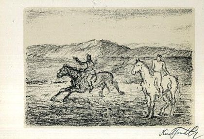 Jezdci - Tomandl Karel | antikvariat - detail grafiky