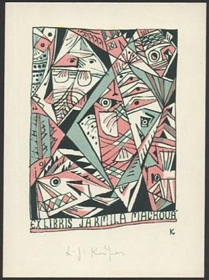 Ex libris Jarmila Hrachova - Kaspar Ladislav Josef | antikvariat - detail grafiky