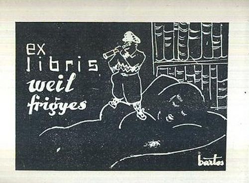 Ex libris Weil Frigies - Bartos | antikvariat - detail grafiky