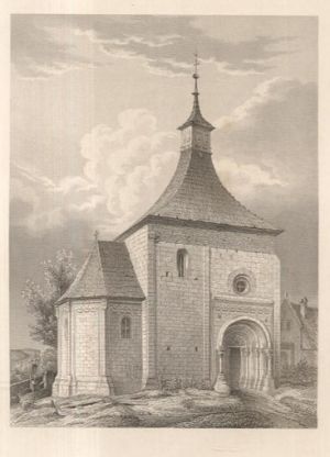 Kirche zu Podvinec - J Hellich a W Kandler | antikvariat - detail grafiky