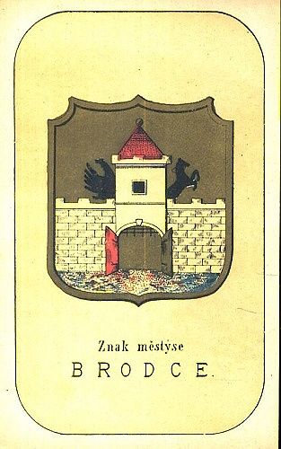 Znak mestyse Brodce | antikvariat - detail grafiky