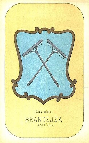 Znak mesta Brandejsa nad Orlici | antikvariat - detail grafiky