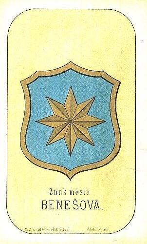 Znak mesta Benesova | antikvariat - detail grafiky