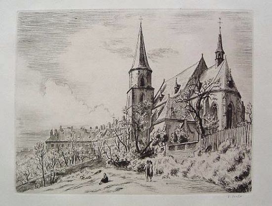 Kostel sv Apolinare - Fiala Vaclav | antikvariat - detail grafiky