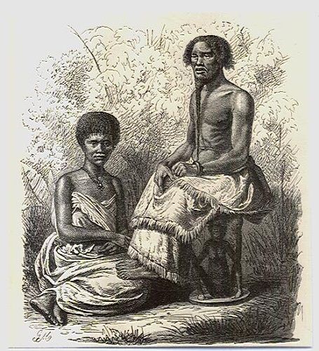 Domorodci | antikvariat - detail grafiky