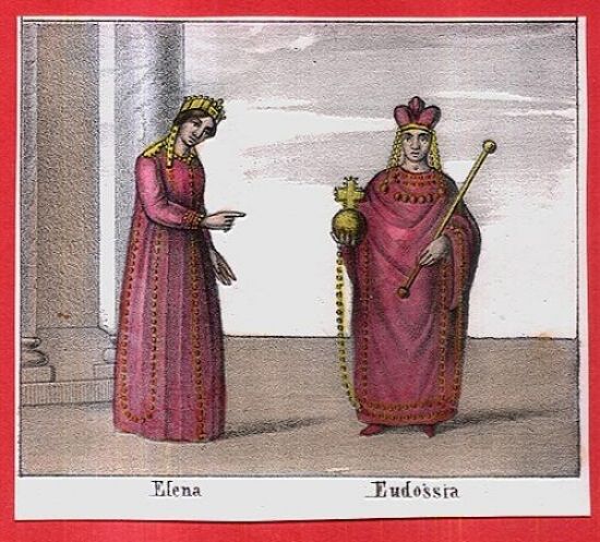 Elena a Eudossia | antikvariat - detail grafiky