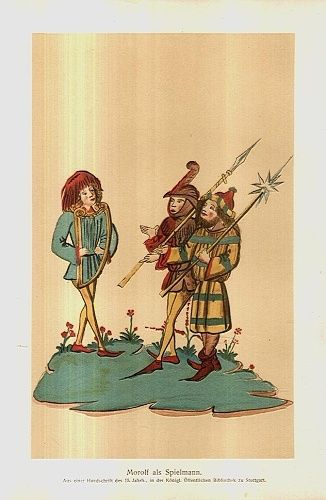 Marolf als Spielmann | antikvariat - detail grafiky