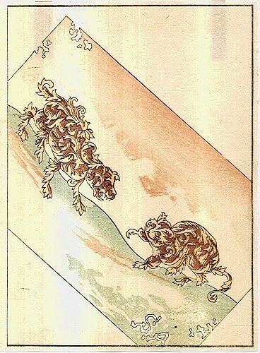 Japonerie | antikvariat - detail grafiky