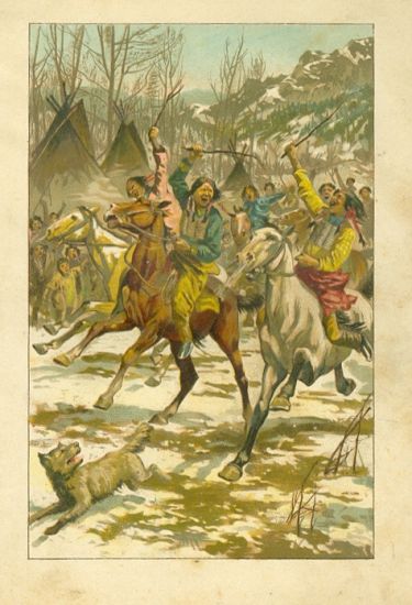 Indiani | antikvariat - detail grafiky