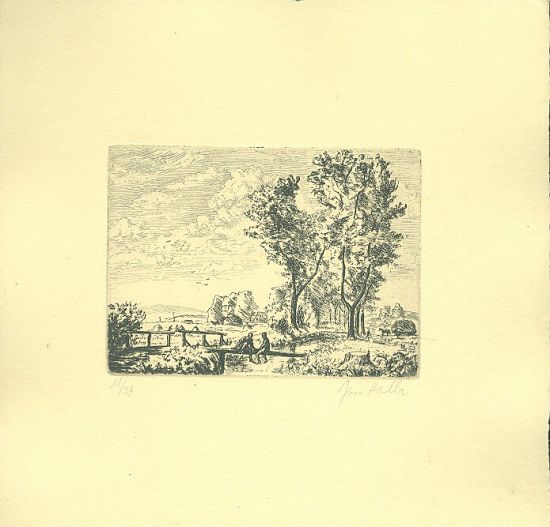 Krajina - Halla Jan | antikvariat - detail grafiky